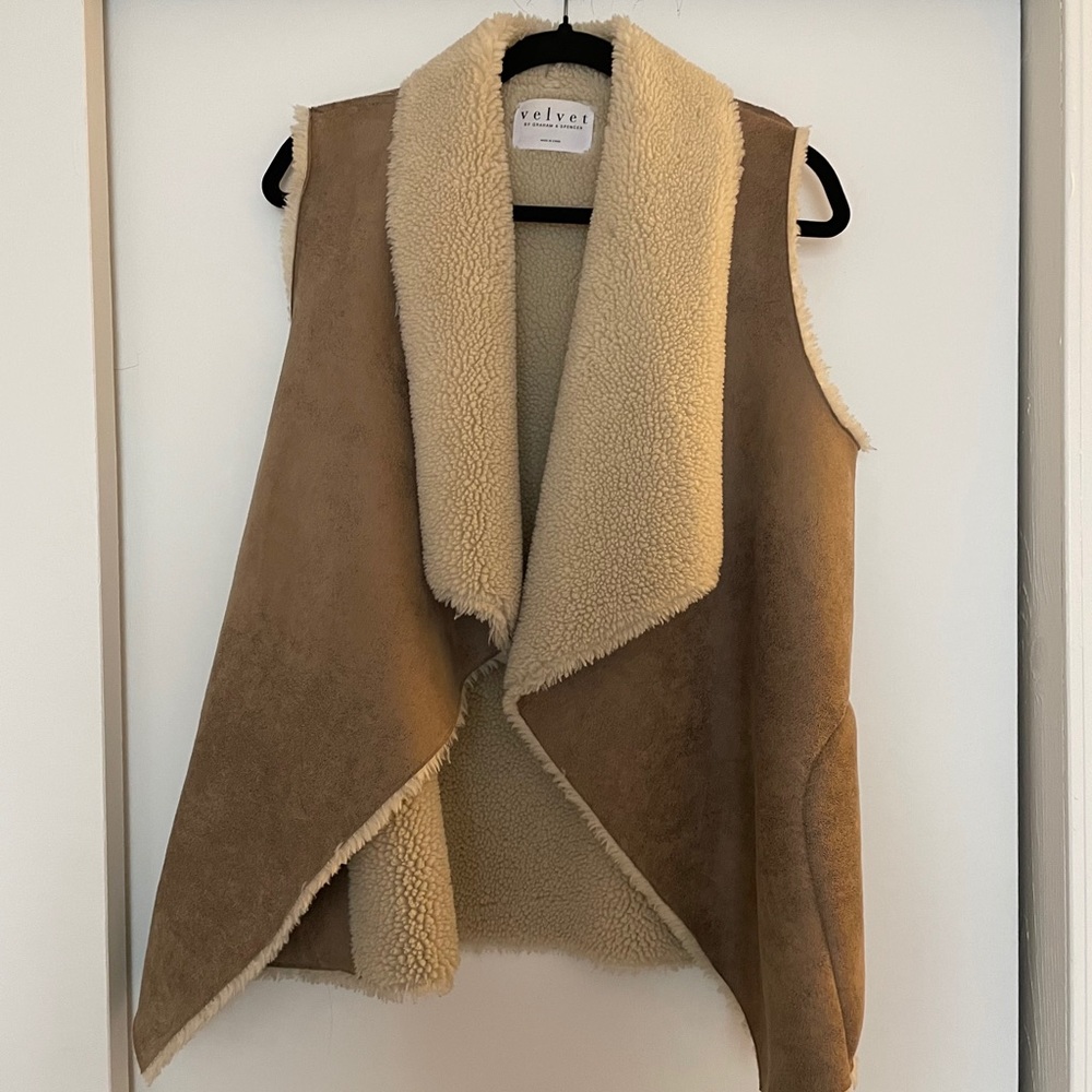 Velvet Sherpa Vest
